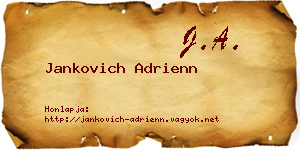 Jankovich Adrienn névjegykártya