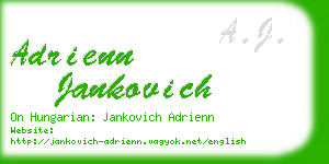 adrienn jankovich business card